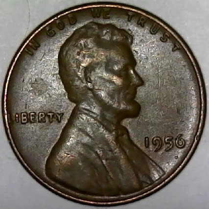 1956-P-Wheat-Cent-Lamination-And-Retained-Cud-Thank-You-Ramjethero!
